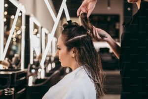 extensões de cabelo sintético