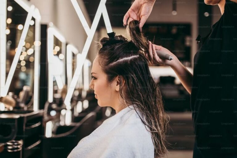 extensões de cabelo sintético