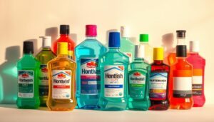 Tipos de enxaguante bucal